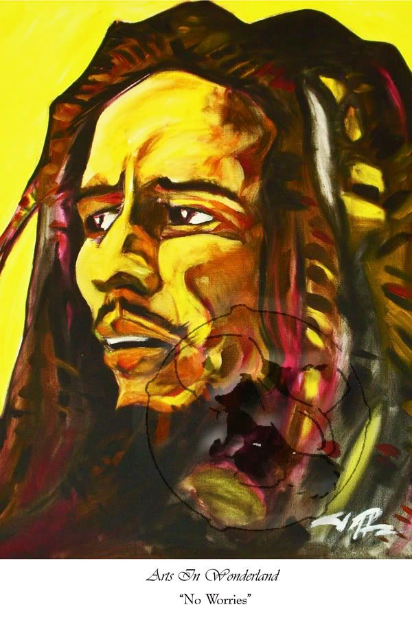 Bob Marley Oil Painting,Print,poster,bob,marley