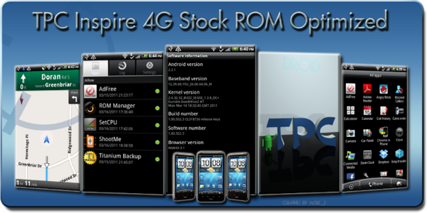 This is a re-cook of the stock AT&T Inspire 4g rom, done using dsixda's kitchen. there are no changes from the stock rom, other than the ones listed here.