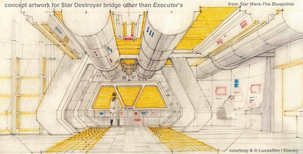 Bts The Star Destroyer Bridges Of The Original Trilogy