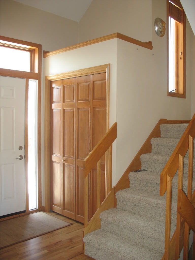 Looking for ideas for closet in open foyer