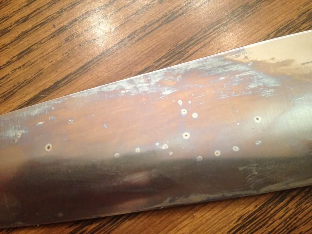 Help! Pitting on my blade? Kitchen Knife Forums