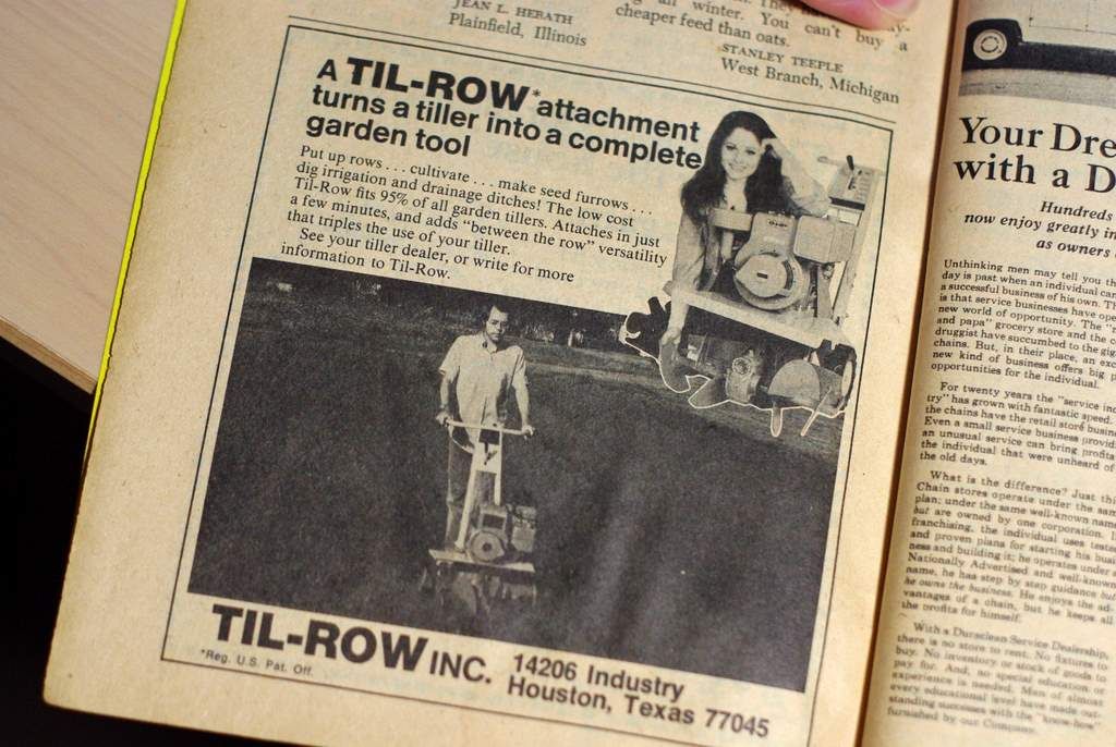 It's Not Work, It's Gardening!: Wanna buy a garden tiller?