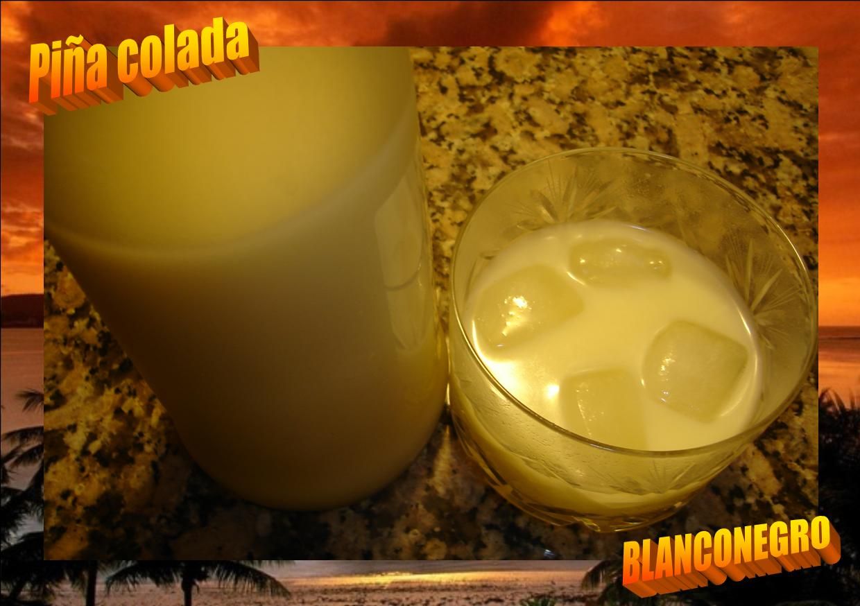 Piña colada casera y económica Piña colada casera y económica