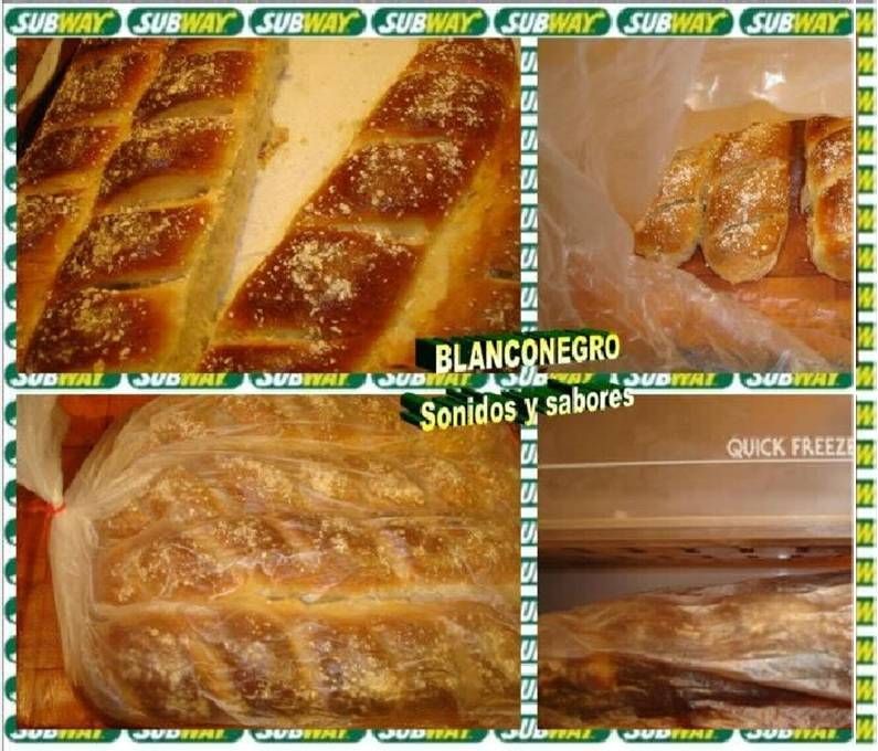 Subway sandwich (pan hecho en casa) Subway sandwich (pan hecho en casa)