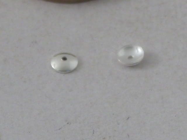 10 COPPETTE COPRI PIETRA DI 4 MM IN ARGENTO 925 RODIATO ITALY