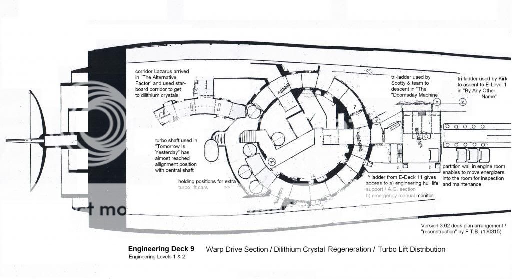 Kirk's Television Enterprise Deck Plans WIP | Page 7 | The Trek BBS