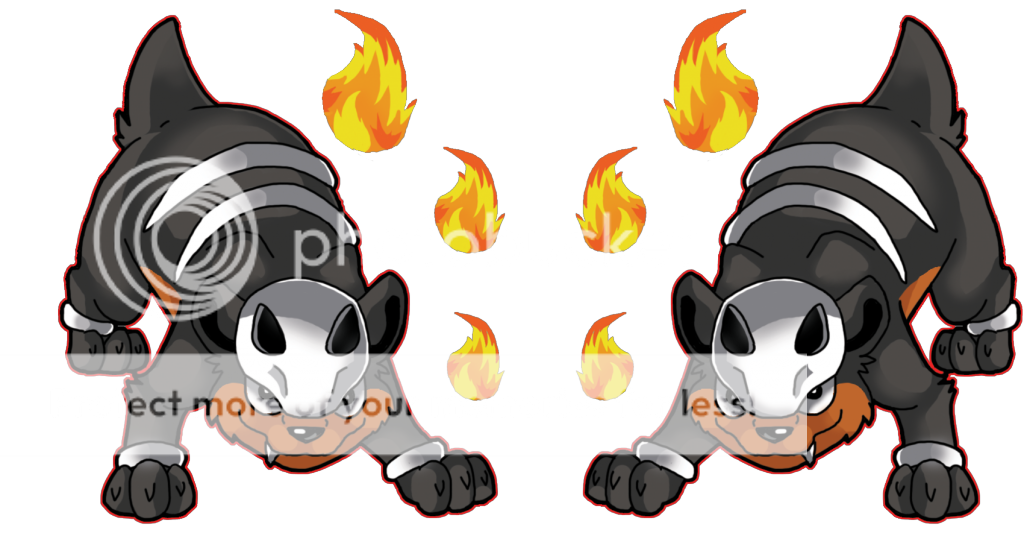 type: dark/fire   gender: male   level: 1   ability: early bid