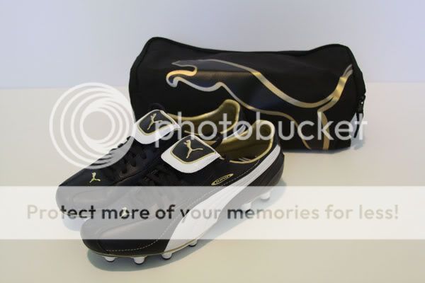 ThePuma King XL (XL stands for Roman numeral “40″) football boot 
